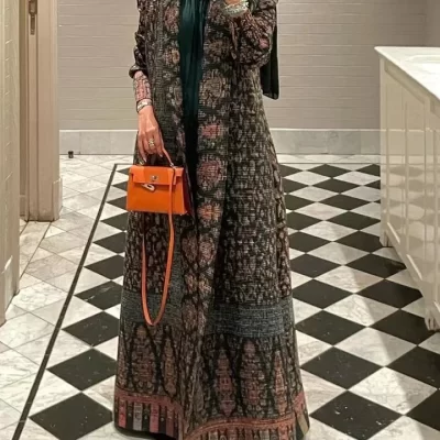 Miyake Pleated Print Foldable Collar Long Sleeved Trench Coat for Women 2024 New Winter Original Designer Fashion Cardigan Dress