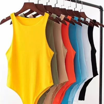 summer solid sexy bodycon women bodysuits female 4 color green slim casual za bodysuit chic lady club short playsuits femme