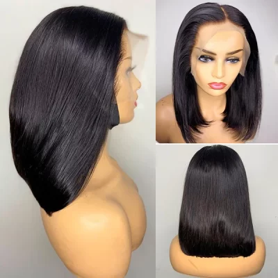 Tulande 13x4 Lace Closure 12-Inch Bob Wig