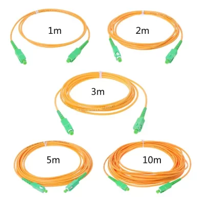 SC/APC-SC/APC-SM 2mm Fiber Optic Jumper Cable Single Mode Extension Patch Cord 1m/ 2m/ 3m /5m /10m